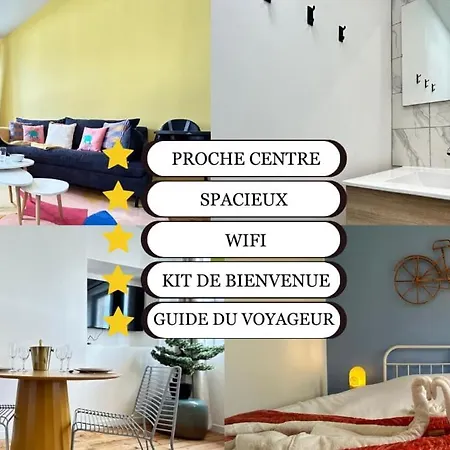 Ete Magnifique T2 Equipe Proche Centre-ville Daire *